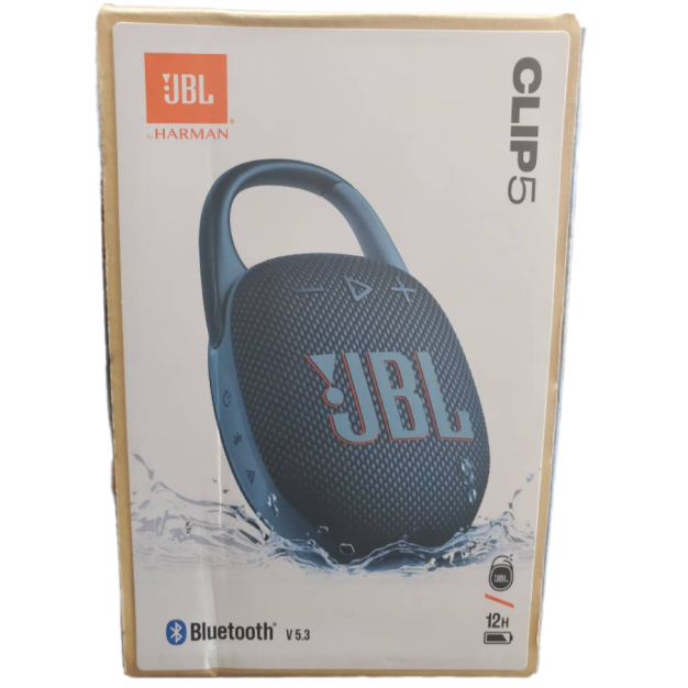 JBL Clip 5 Portable Bluetooth Speaker – Blue