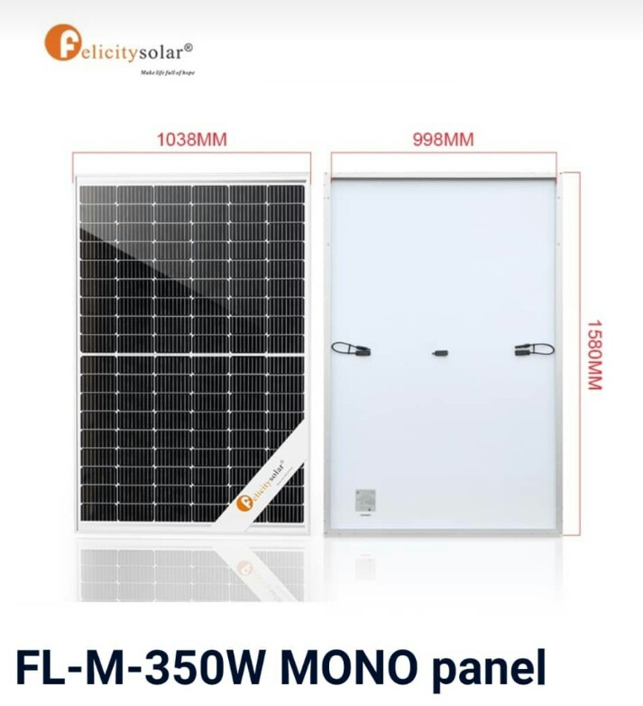 Monocrystalline Solar Panel 350W