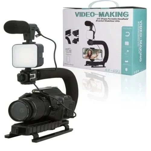 AY-49U Video Making Led Ring Selfie Light Kit